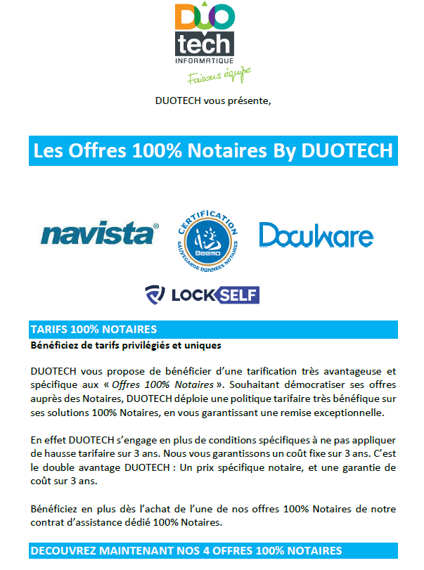 Catalogue E-Formation DUOTECH