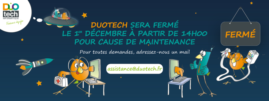 DUOTECH FERMÉ